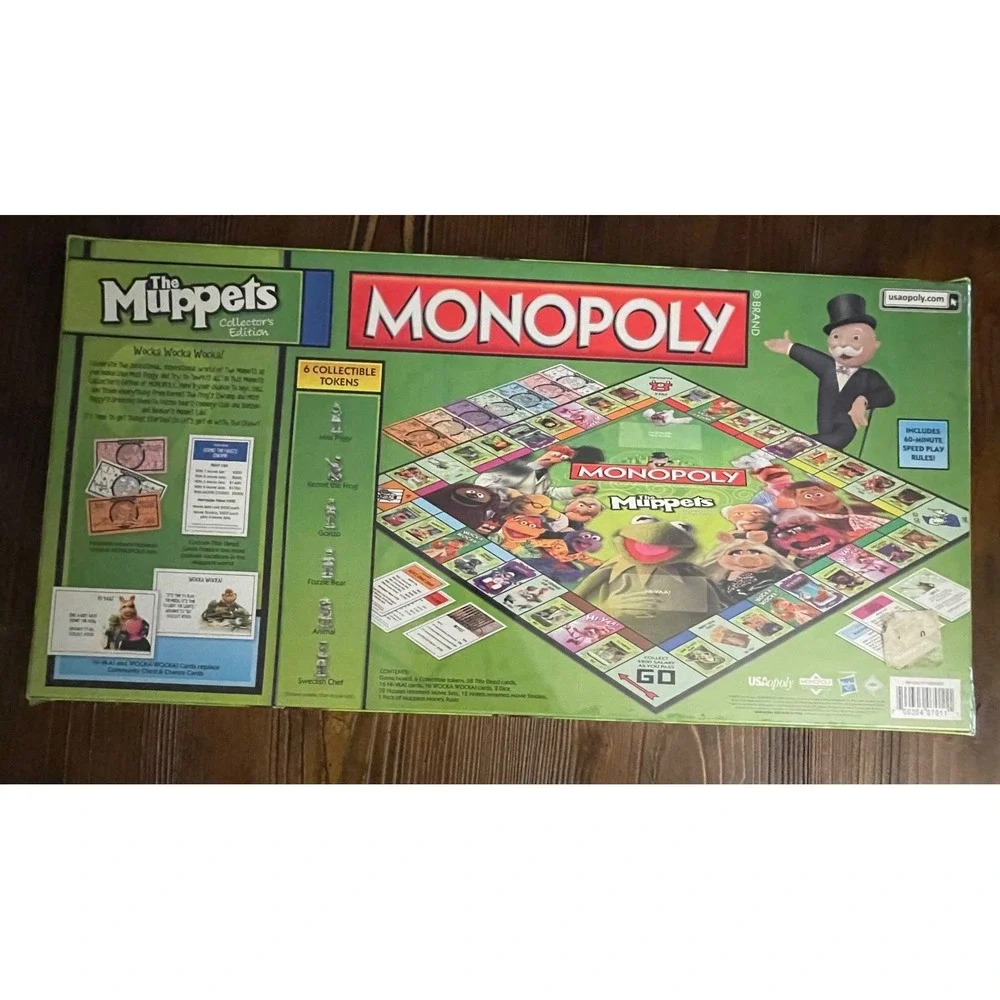 The Muppets Monopoly Game Collectors Edition 2010 Brand New‎ Factory Sealed